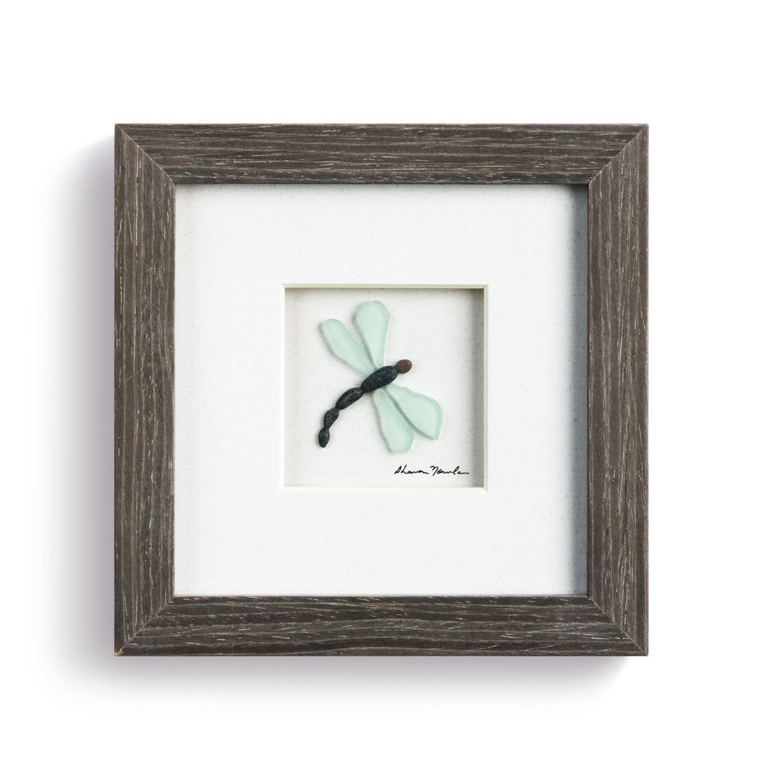 Of Life & Dragonflies Wall Art - Gray