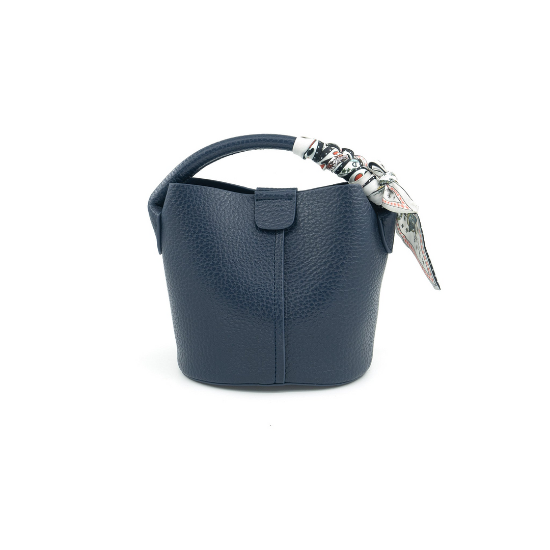 Small Bucket Bag - Navy