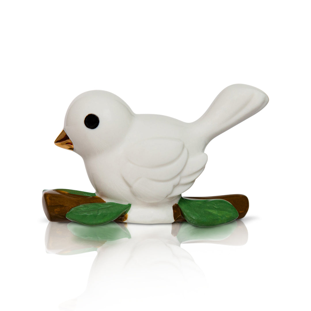 Bestie Birds (White Bird on Branch)