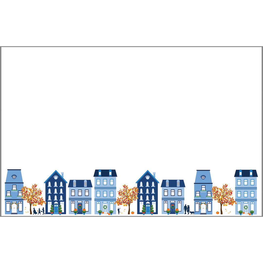 8.5 X 5.5 Slab Notepad - Autumn Village