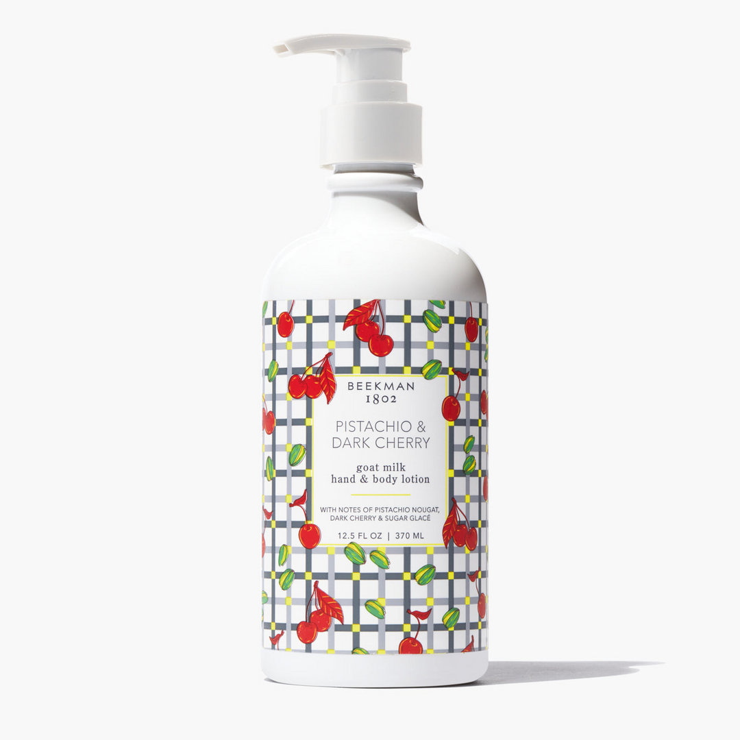 Pistachio Dark Cherry Goat Milk Lotion