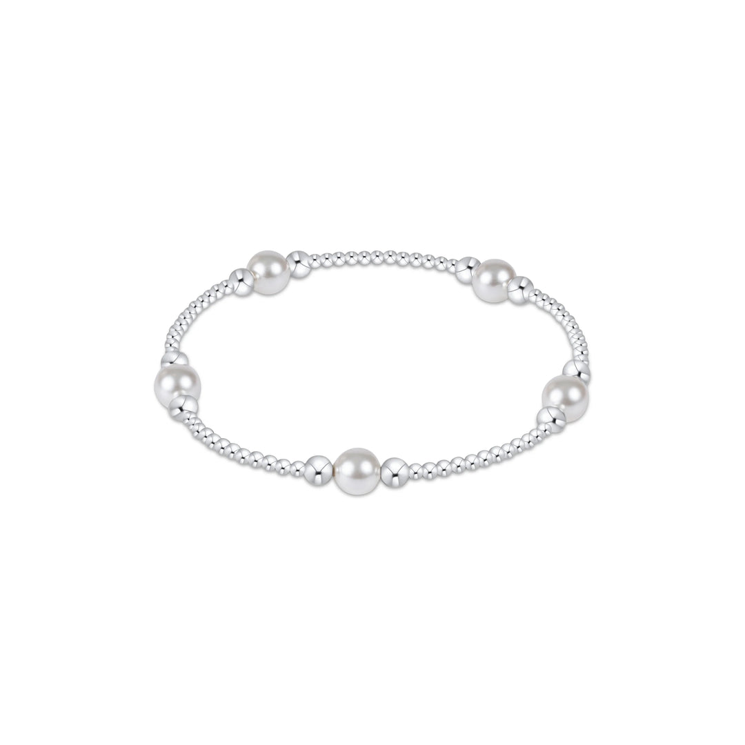 Purpose Pearl 6mm Bead Bracelet - Sterling