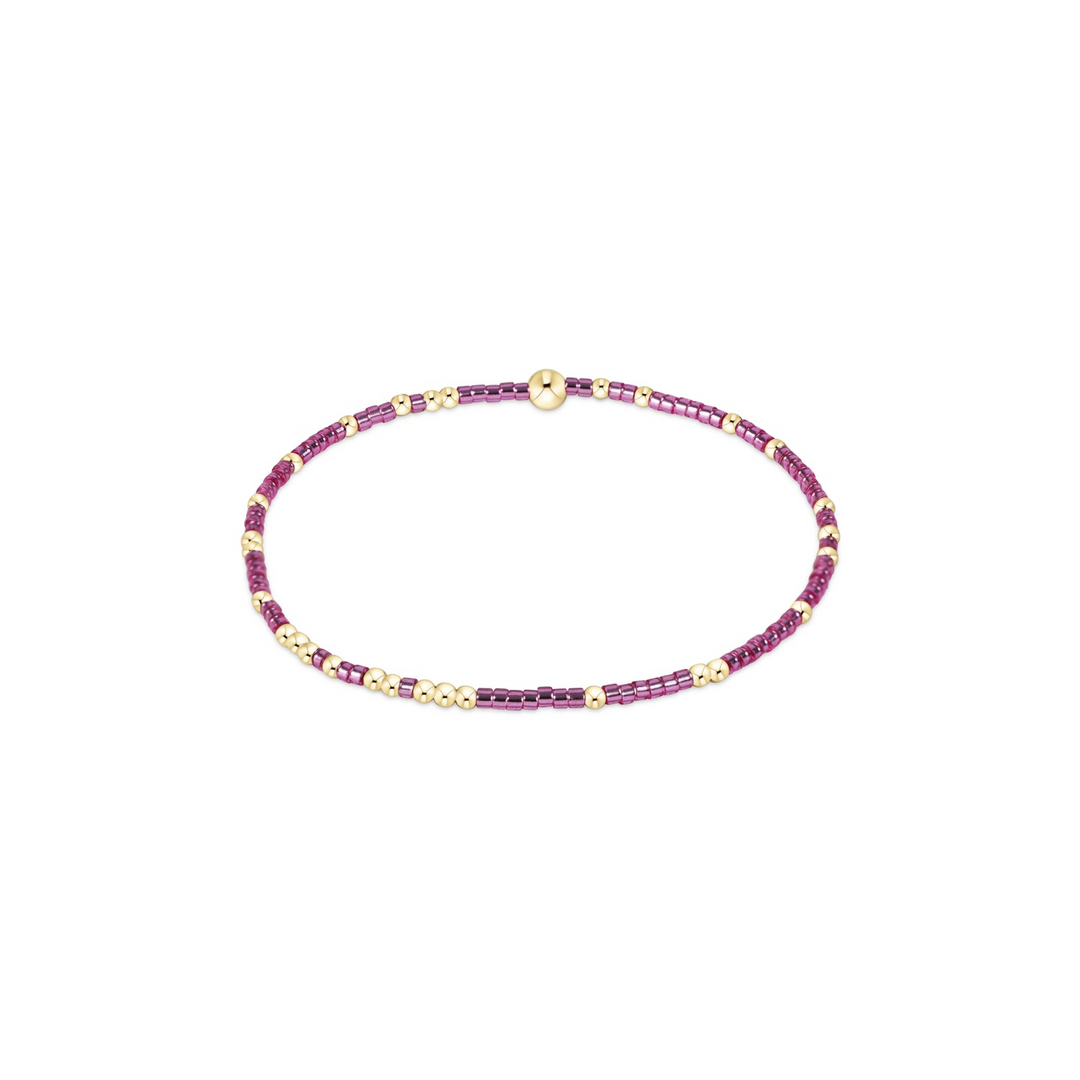 egirl Hope Unwritten Bracelet - Pink Metallic