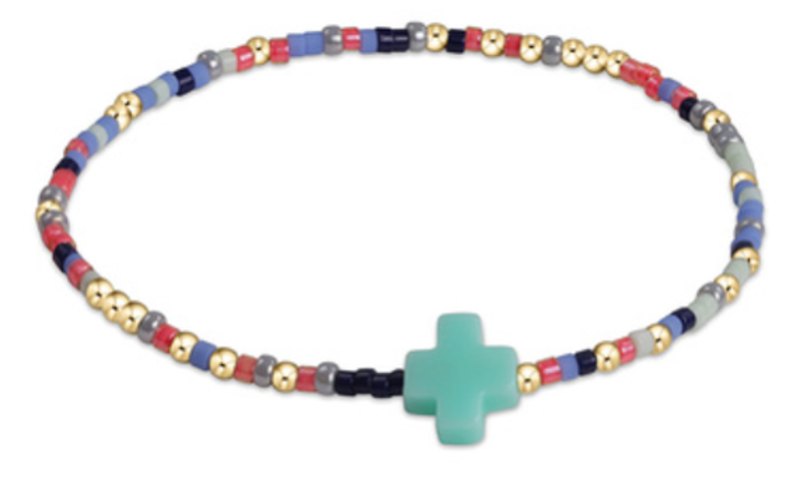 egirl Hope Unwritten Signature Cross Bracelet - Don't Be Crabby
