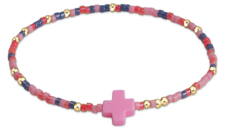 egirl Hope Unwritten Signature Cross Bracelet - You're Gum-Believable