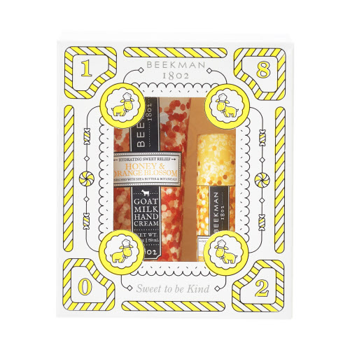 Gift Set - Honey & Orange Blossom 2oz Hand Cream & Lip Balm Set