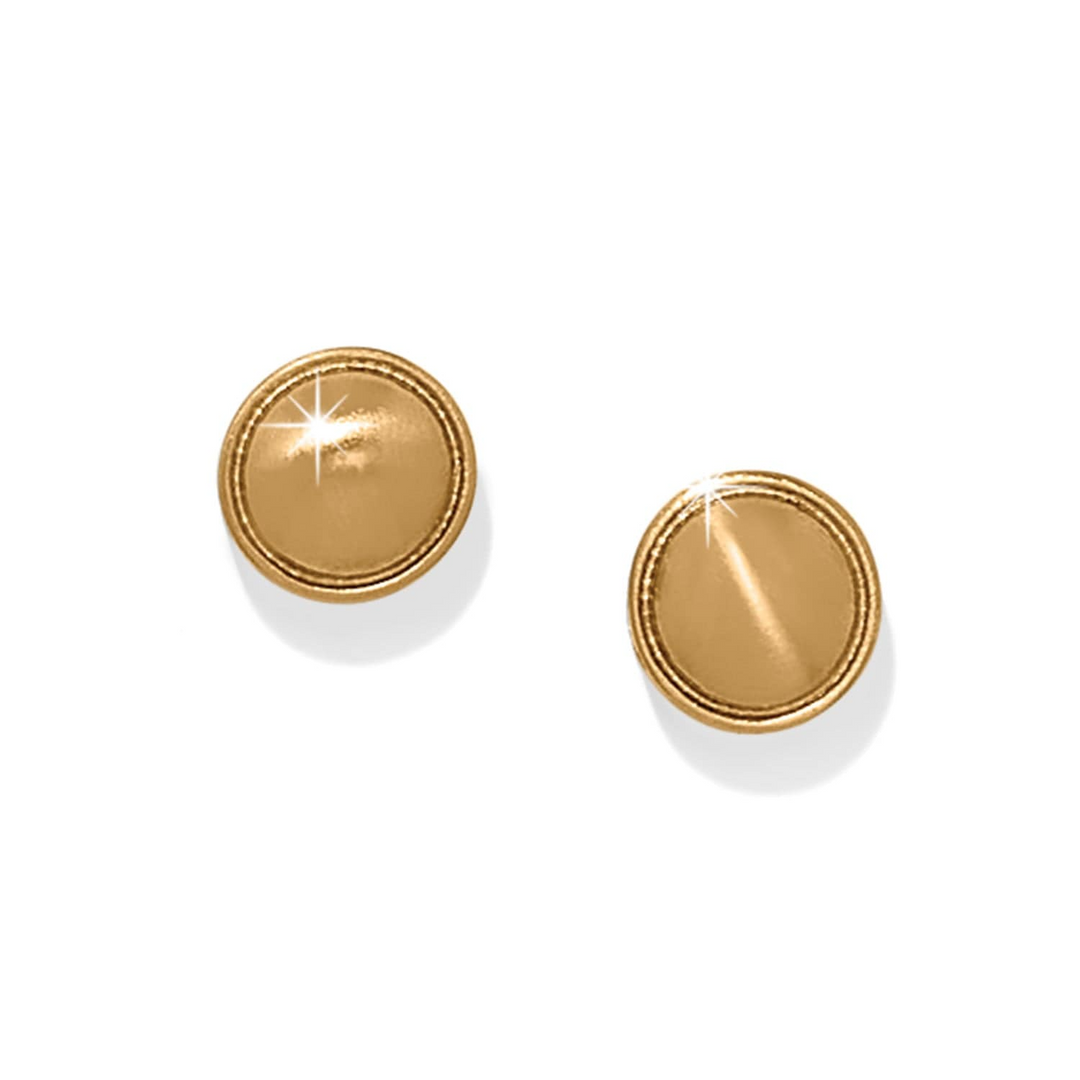 Contempo Nuevo Post Earrings - Gold