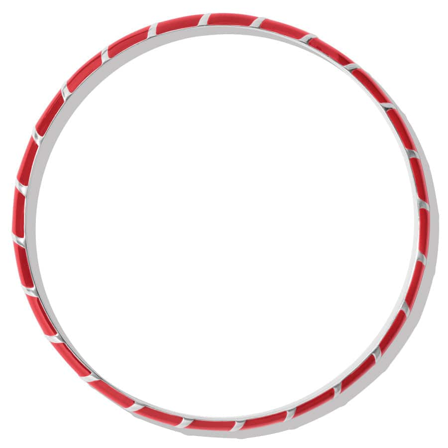Blossom Hill Rouge Skinny Bangle - Red
