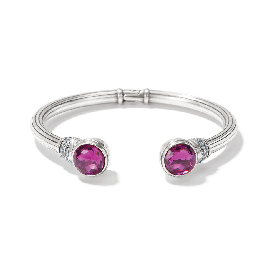 Meridian Aurora Petite Hinge Bangle - Amethyst