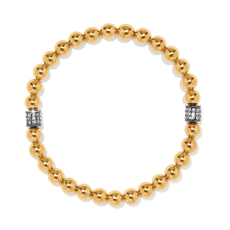 Meridian Petite Stretch Bracelet - Gold/Gun Metal