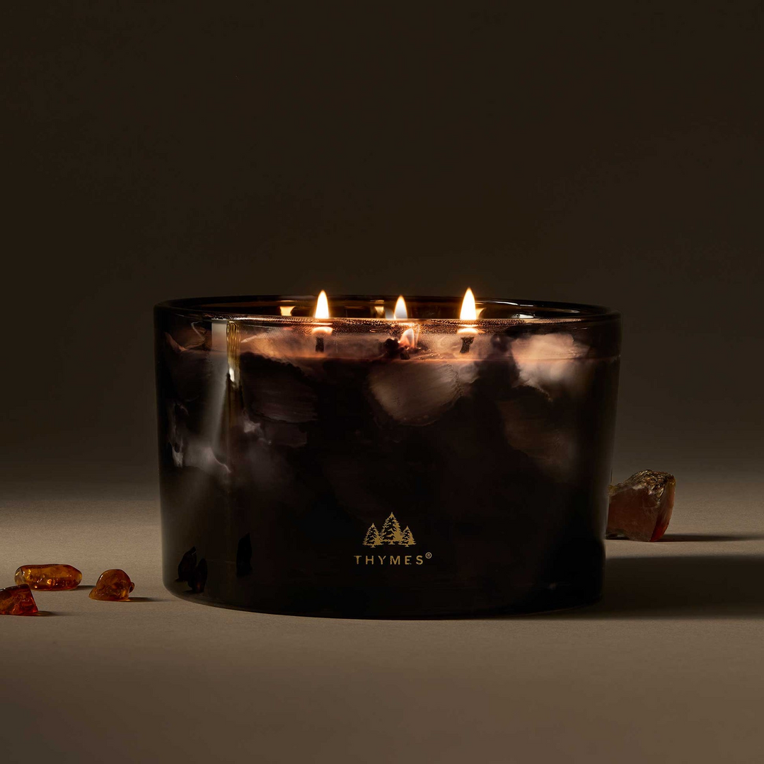Noir Woods Large Poured Candle, 3-Wick