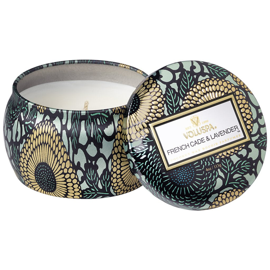 French Cade Lavender - 4 Oz Mini Decorative Tin Candle