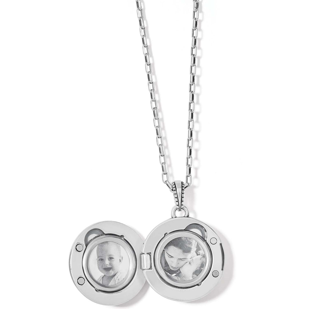 Romanza Round Locket Necklace