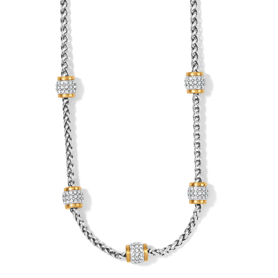 Meridian Petite Short Necklace - Silver/Gold