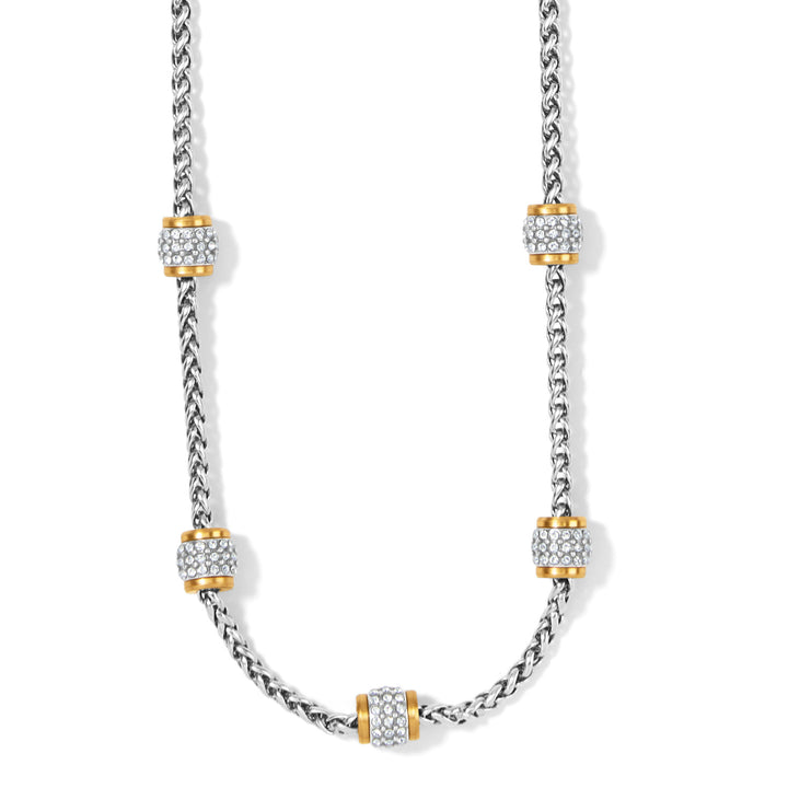 Meridian Petite Short Necklace - Silver/Gold