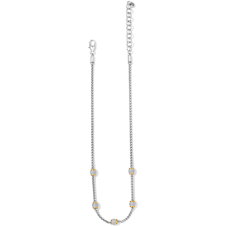 Meridian Petite Short Necklace - Silver/Gold
