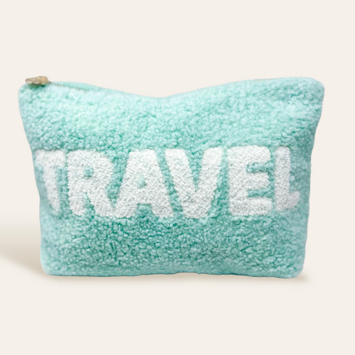 Aqua Teddy Pouch - Travel