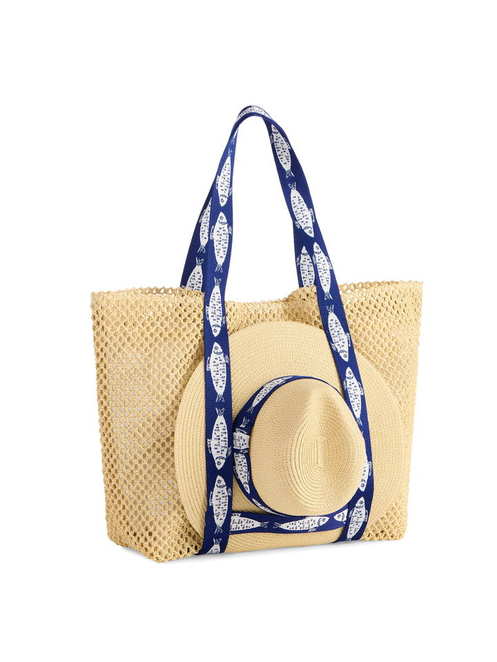 Fisher Tote and Hat Set - Navy