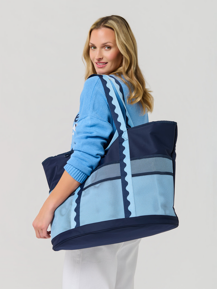Camden Neoprene Tote - Navy