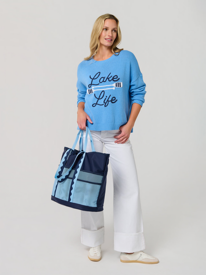Camden Neoprene Tote - Navy
