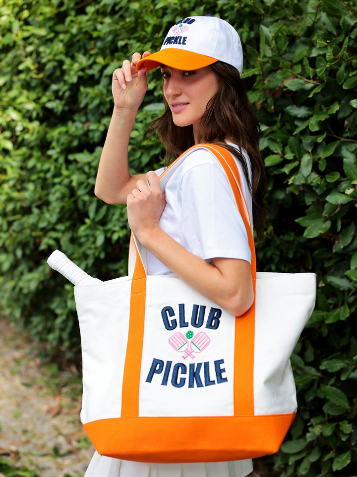 Club Pickle Tote - Ivory