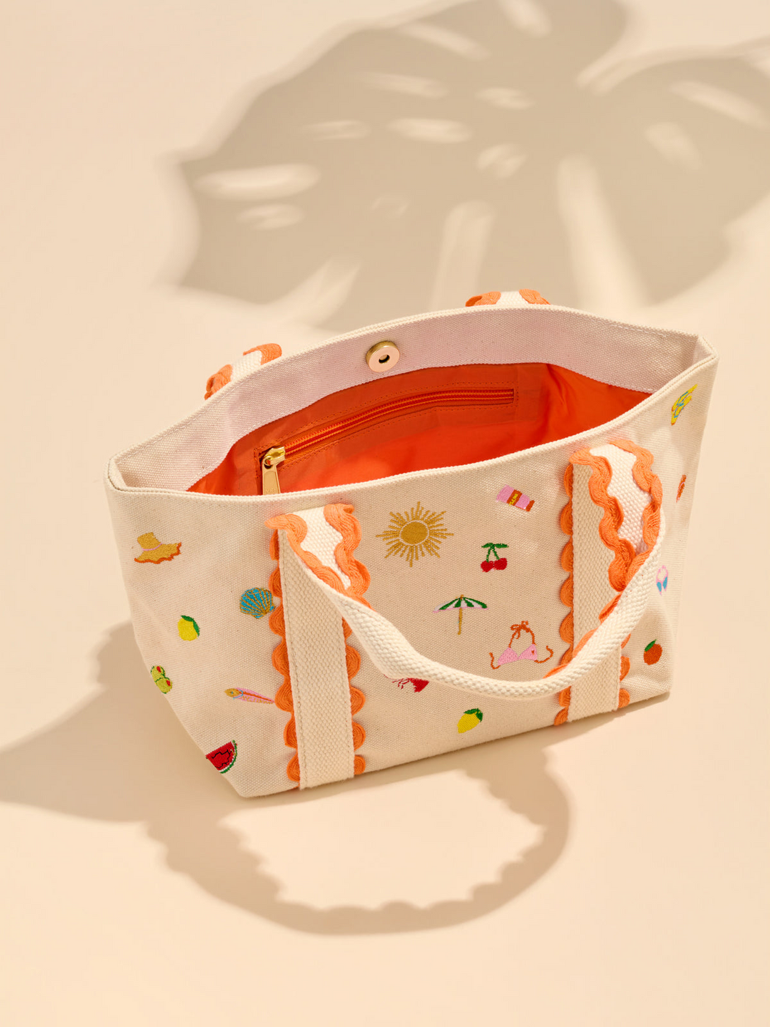 Summer Icons Mini Tote - Natural