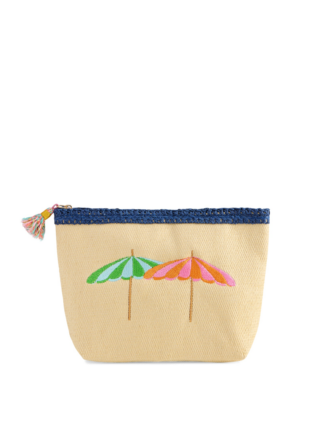 Capri Zip Pouch - Natural