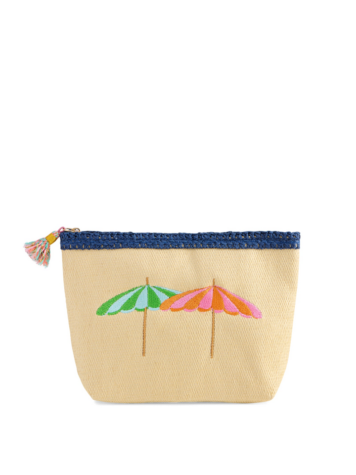 Capri Zip Pouch - Natural
