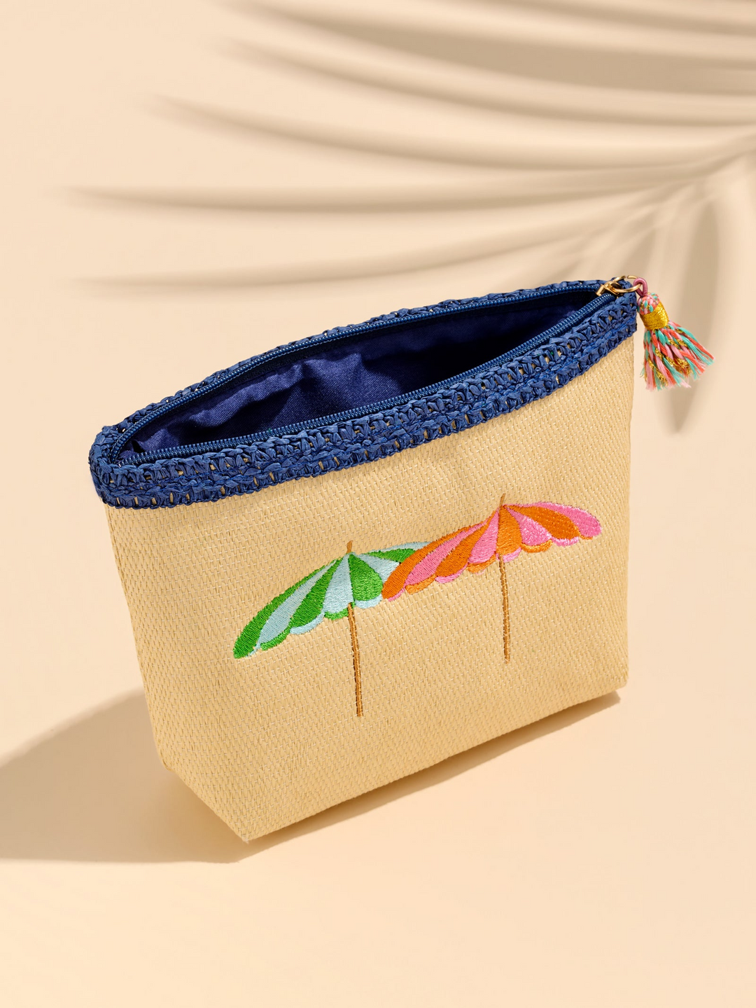 Capri Zip Pouch - Natural
