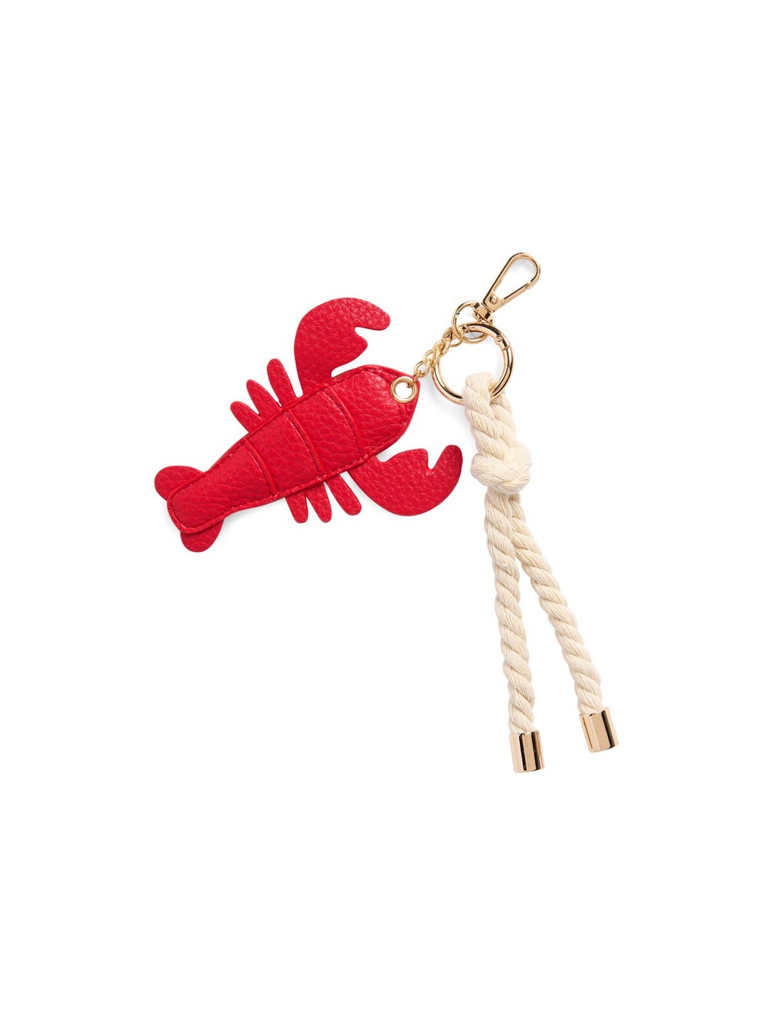 Lobster Bag Charm/Key Ring - Red
