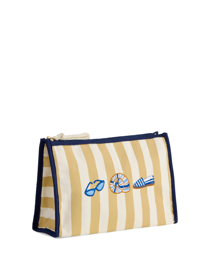 Shelly Zip Pouch - Natural