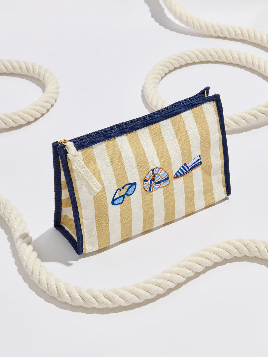 Shelly Zip Pouch - Natural