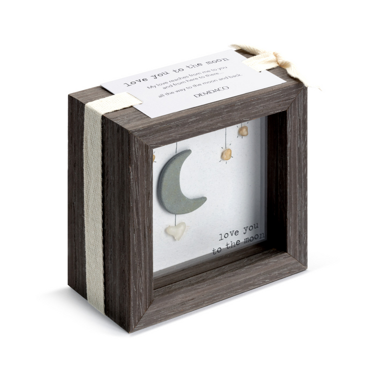 Love You to the Moon Shadow Box