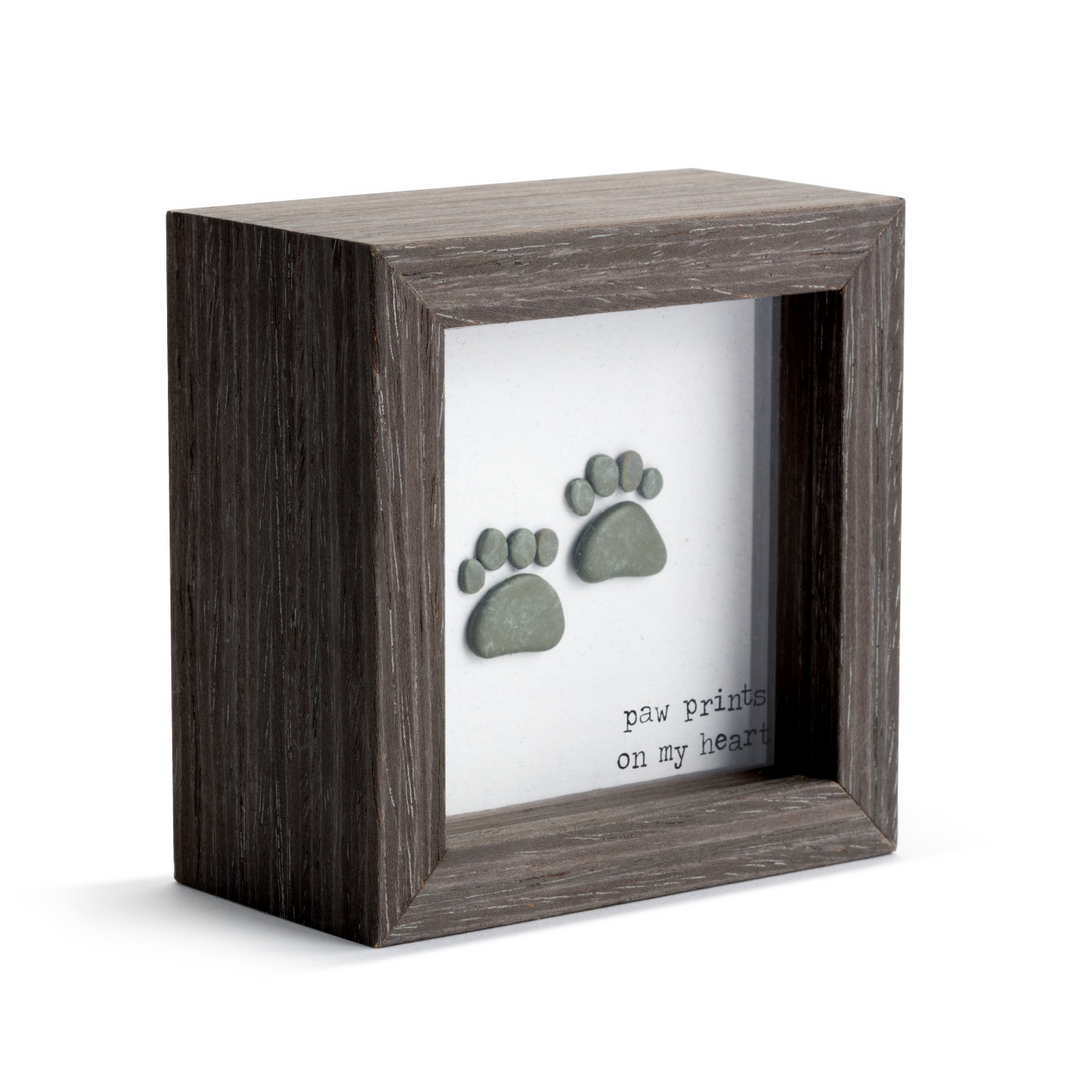 Paw Prints Shadow Box