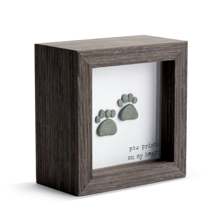 Paw Prints Shadow Box