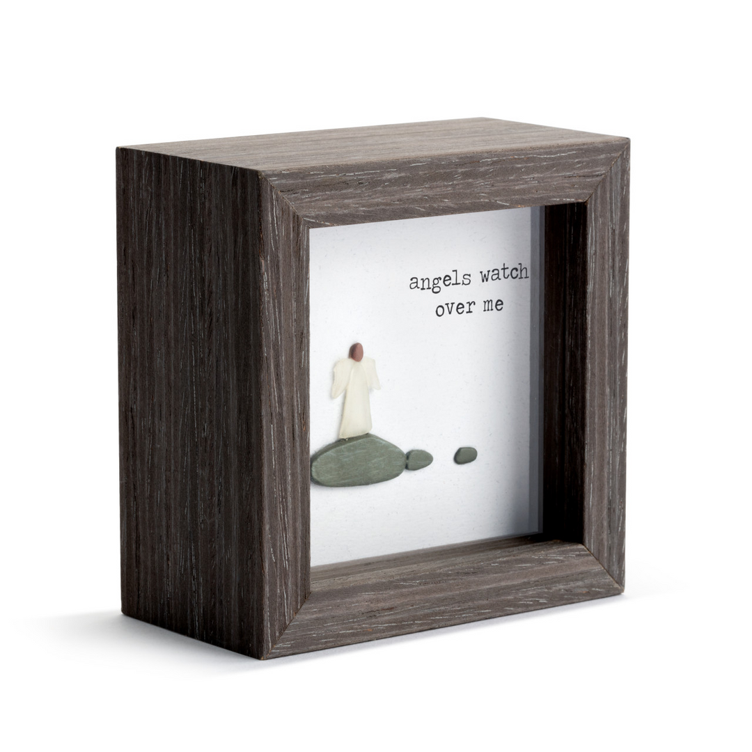 Angels Watch Over Me Shadow Box