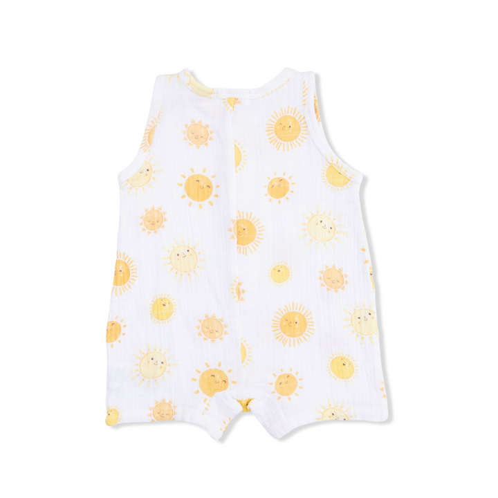 Happy Suns Sleeveless Shortie Romper