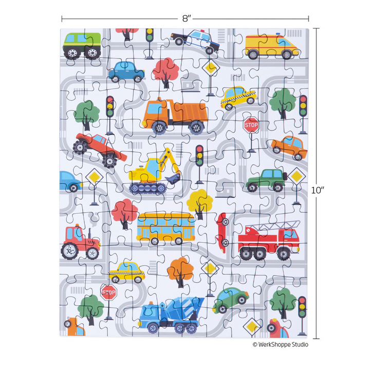 Trucks And Transportation 48 Piece Puzzle Snax