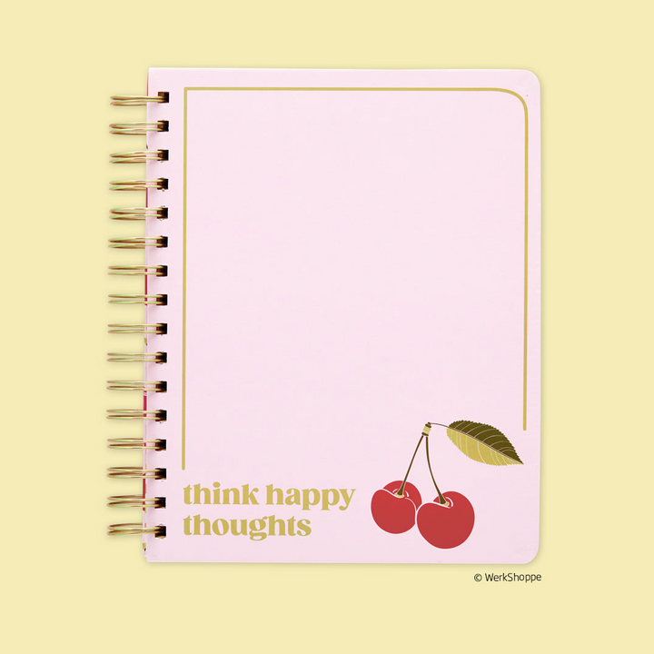 Cherry Hearts Spiral Notebook