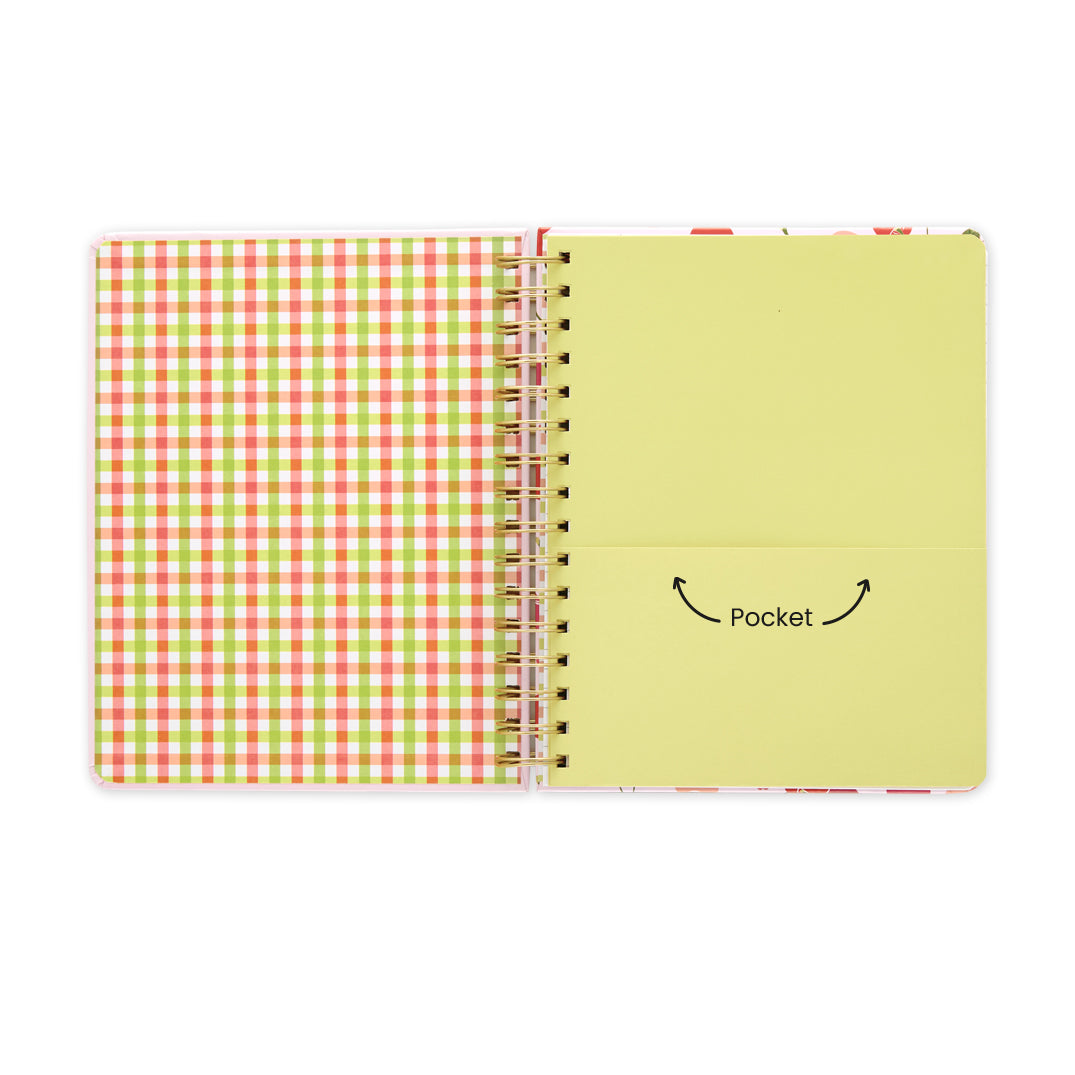 Cherry Hearts Spiral Notebook