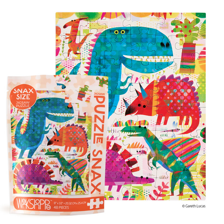 Dinosaur Day 48 Puzzle Snax