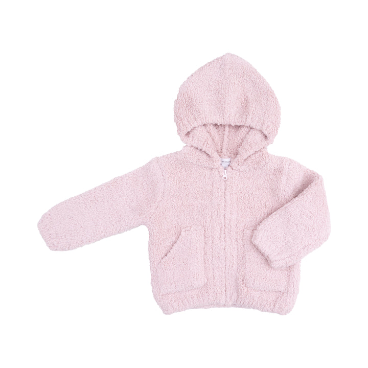Chenille Hooded Jacket - Blush