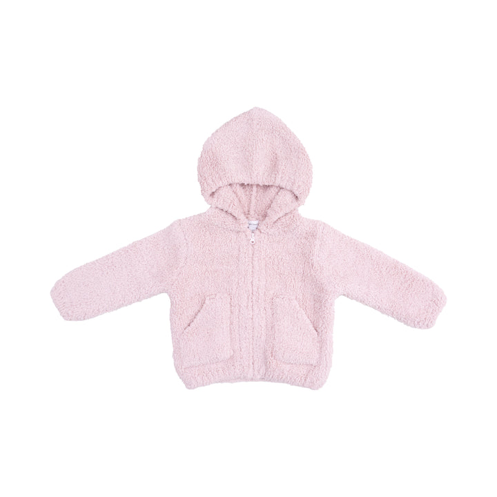 Chenille Hooded Jacket - Blush
