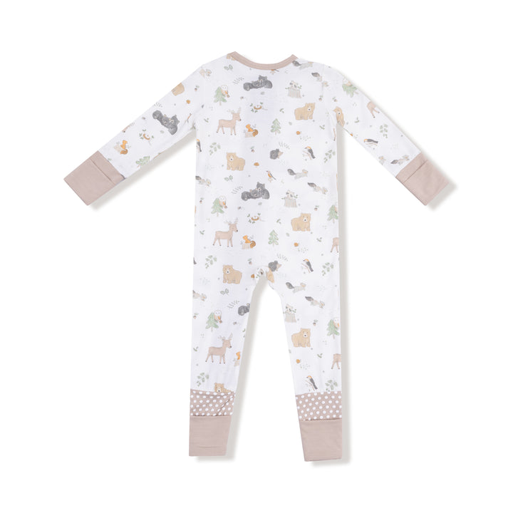 Woodland Babies 2 Way Zipper Romper 6-12 Months