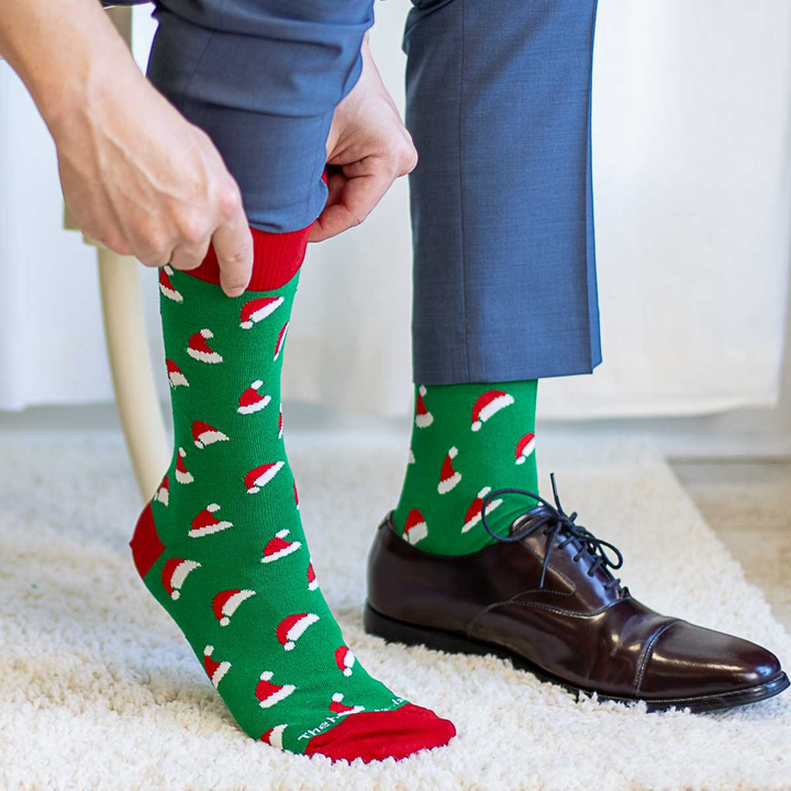 Men's Santa Hat Socks