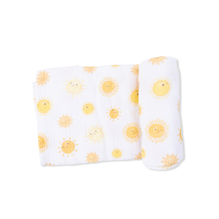 Happy Suns Swaddle Blanket