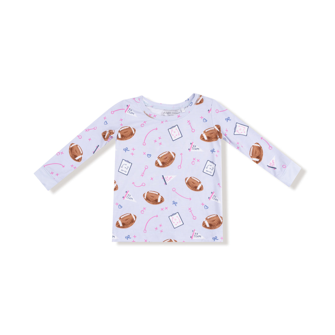 Touchdown Time Lavender Loungewear Set