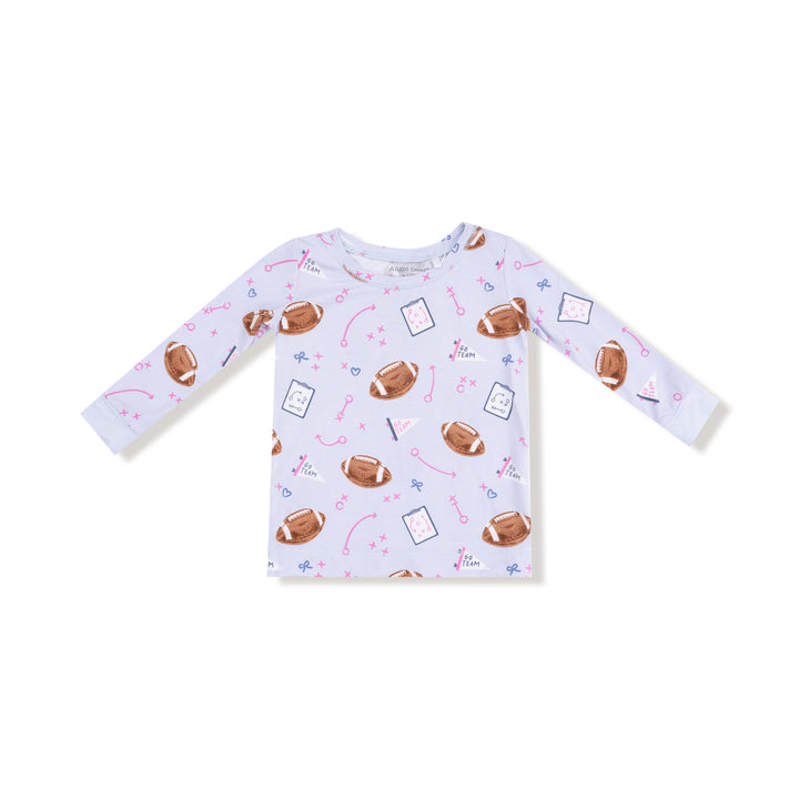 Touchdown Time Lavender Loungewear Set