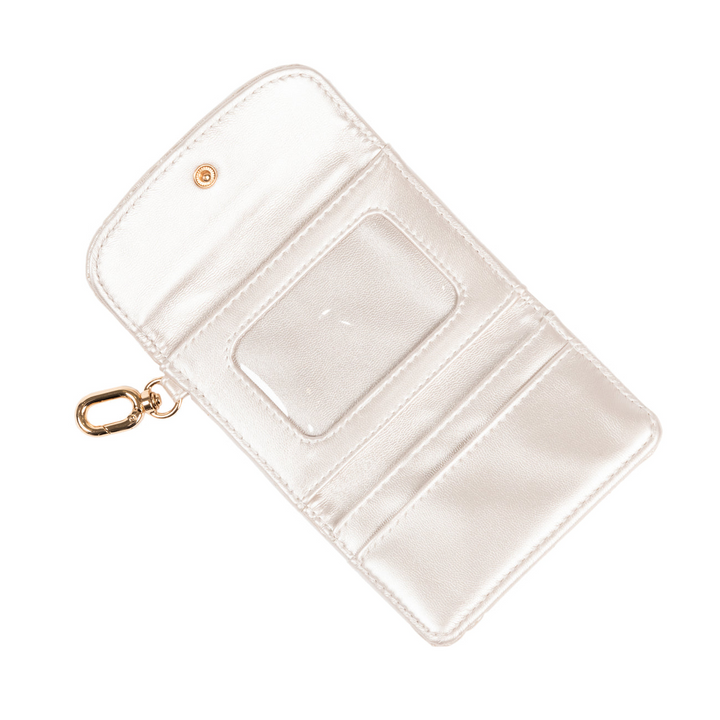 Street Cred Card Holder - Champagne Quilted