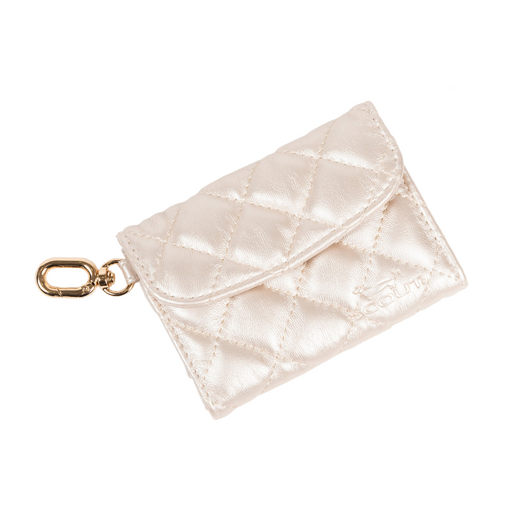 Street Cred Card Holder - Champagne Quilted